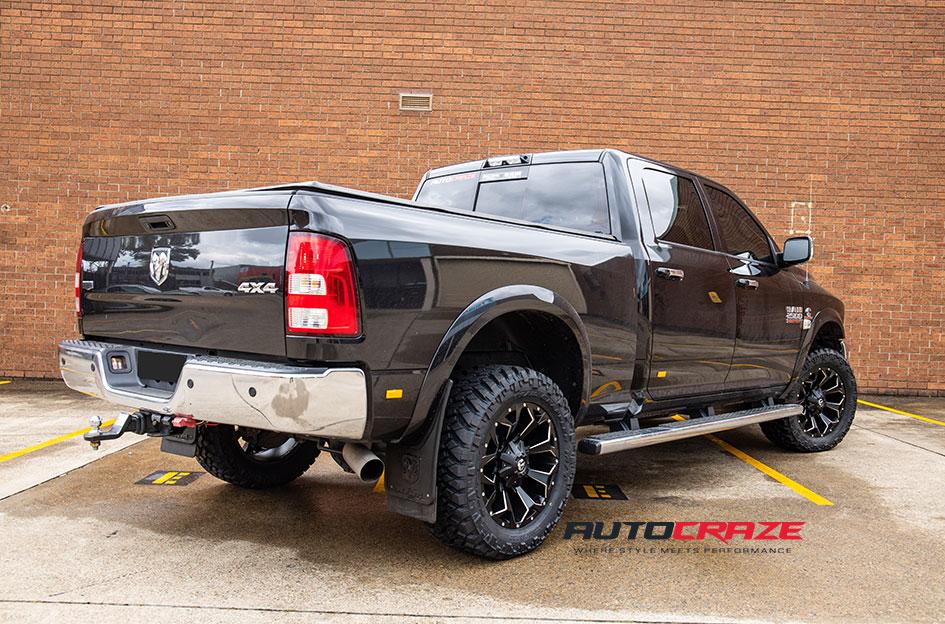 DODGE RAM ASSAULT BLACK MILLED